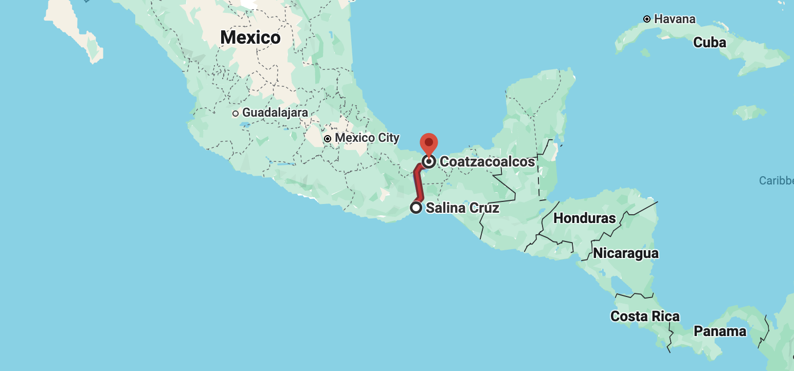 Corridor interocéanique Mexique